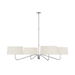 Grande Four Arm Chandelier-DWHOME