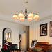 Caramel Orb Chandelier-DWHOME