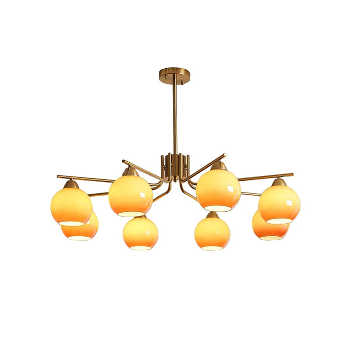 Caramel Sphere Chandelier-DWHOME