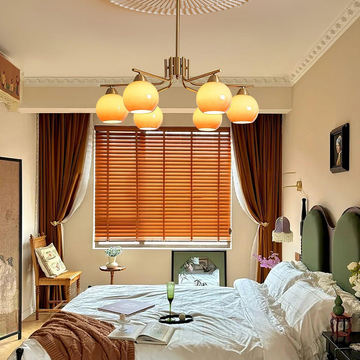 Caramel Sphere Chandelier-DWHOME