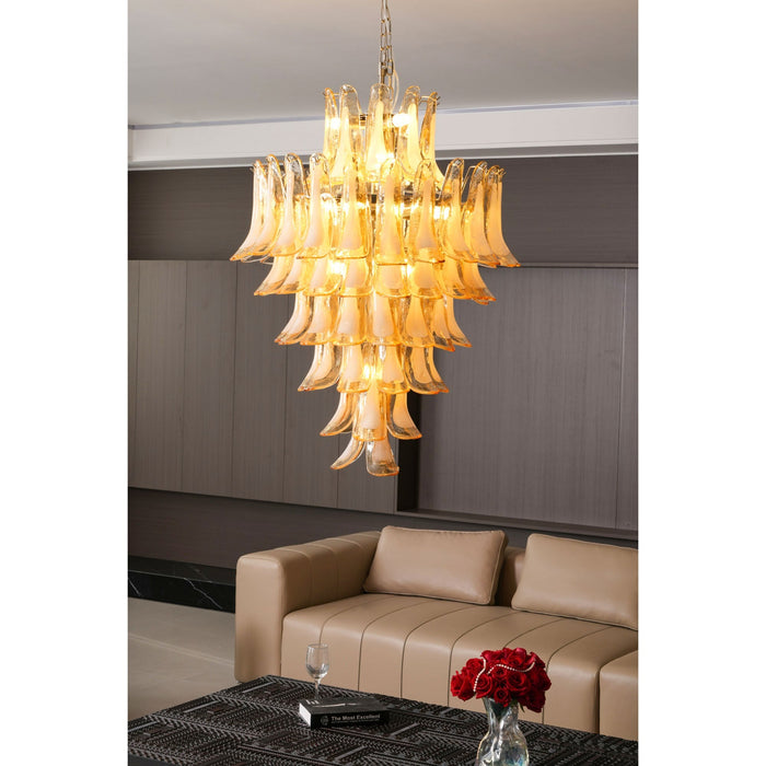 Caramello Petal Chandelier-DWHOME