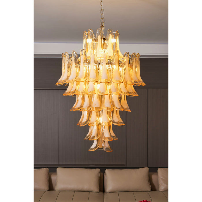 Caramello Petal Chandelier-DWHOME