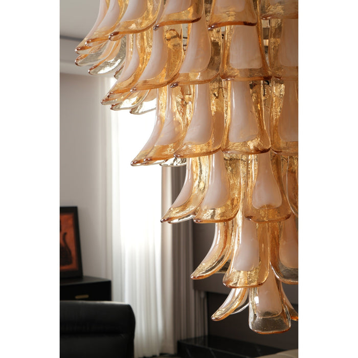 Caramello Petal Chandelier-DWHOME