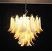 Amber Glass Murano Petals Chandelier-DWHOME