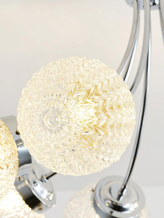 Carved Glass Ceiling Lamp-DWHOME