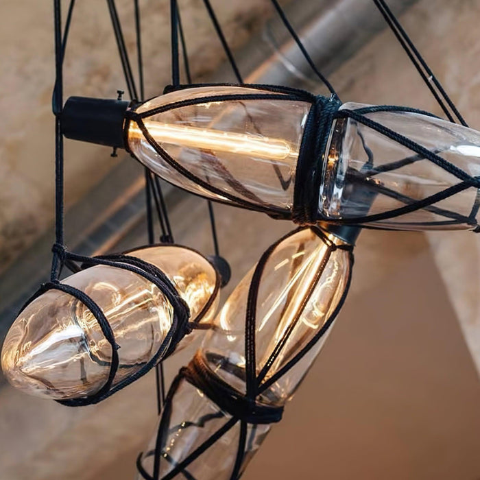 Castaway Bottle Glass Pendant Lamp.