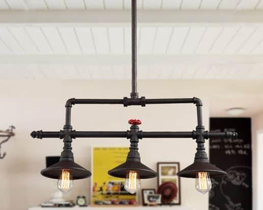 VILLE Ceiling Pipe Industrial Lamp.