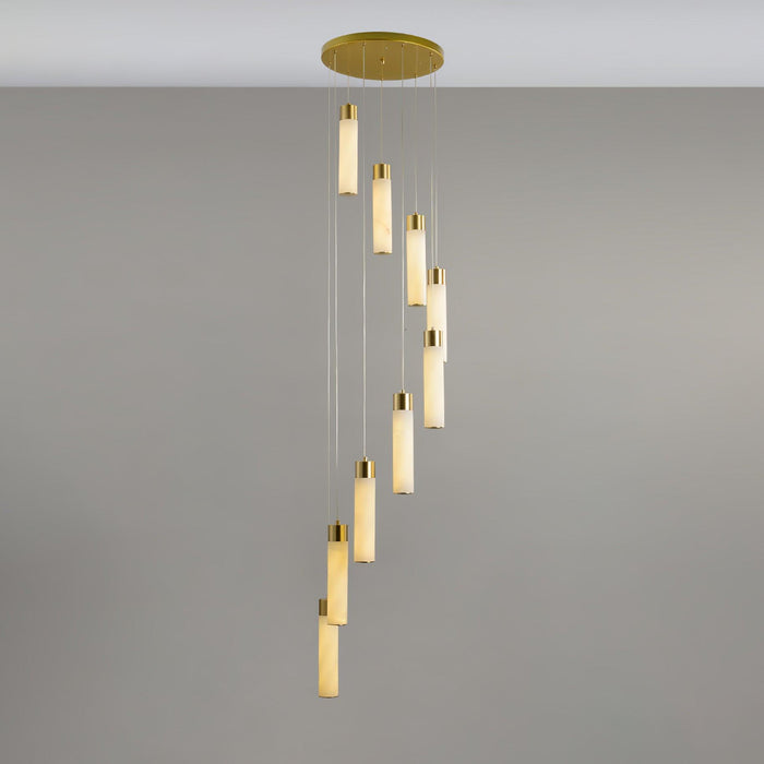 Celestial Alabaster Cascade Chandelier - DWHOME