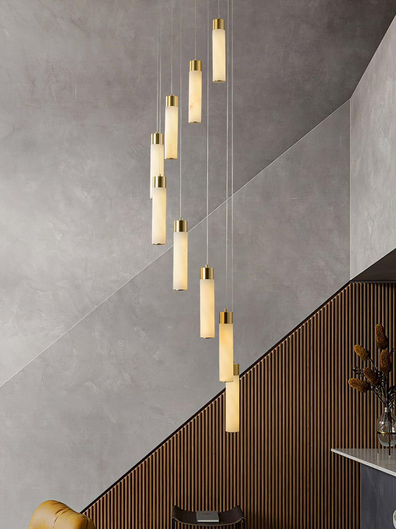 Celestial Alabaster Cascade Chandelier-DWHOME