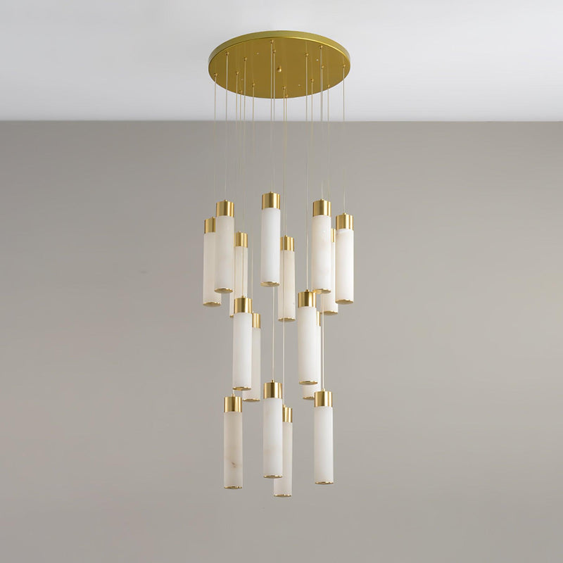 Celestial Alabaster Cascade Chandelier-DWHOME