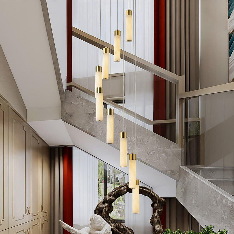 Celestial Alabaster Cascade Chandelier-DWHOME