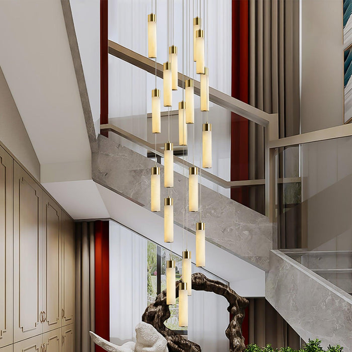 Celestial Alabaster Cascade Chandelier - DWHOME