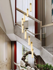 Celestial Alabaster Cascade Chandelier-DWHOME