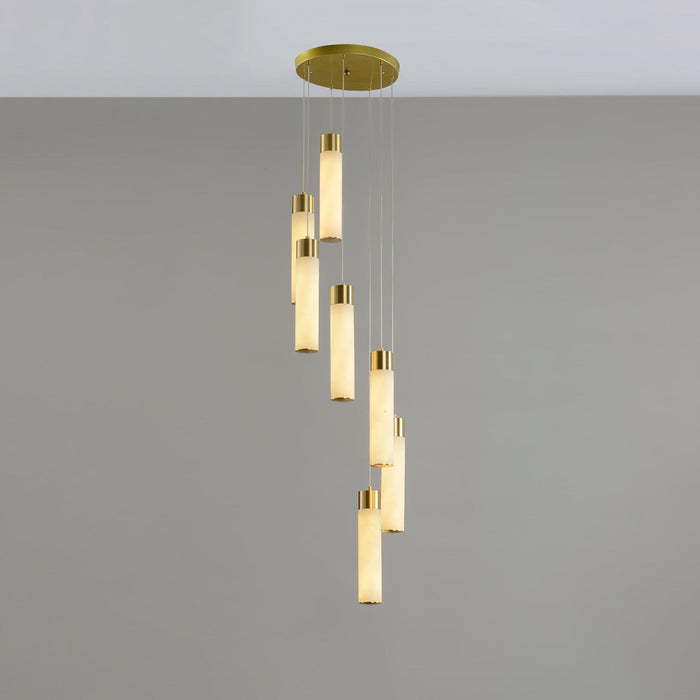 Celestial Alabaster Cascade Chandelier - DWHOME