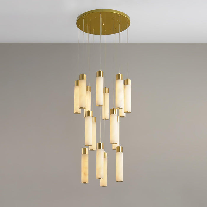 Celestial Alabaster Cascade Chandelier - DWHOME