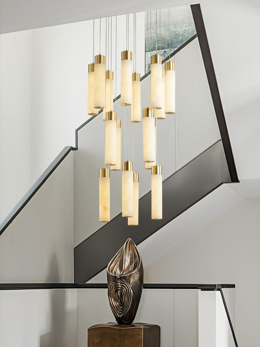 Celestial Alabaster Cascade Chandelier - DWHOME