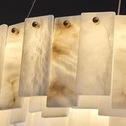 Celestial Alabaster Round Chandelier-DWHOME