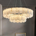 Celestial Alabaster Round Chandelier.