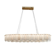 Celestial Alabaster Round Chandelier-DWHOME
