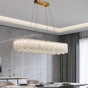 Celestial Alabaster Round Chandelier-DWHOME