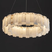 Celestial Alabaster Round Chandelier-DWHOME