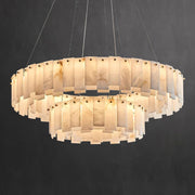 Celestial Alabaster Round Chandelier-DWHOME