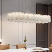 Celestial Alabaster Round Chandelier-DWHOME