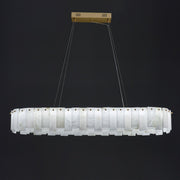 Celestial Alabaster Round Chandelier-DWHOME
