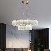 Celestial Alabaster Round Chandelier-DWHOME