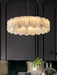 Celestial Alabaster Round Chandelier.