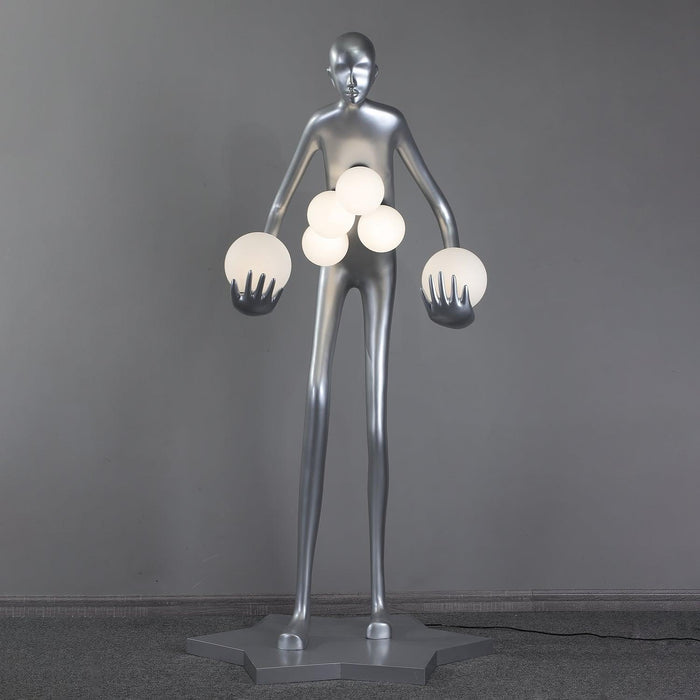 Celestial Guardian Sculpture Floor Lamp-DWHOME