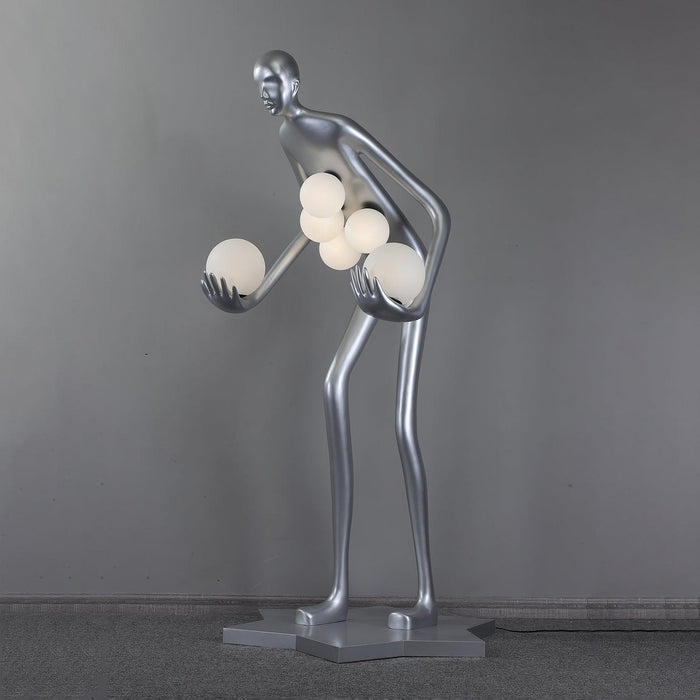 Celestial Guardian Sculpture Floor Lamp-DWHOME