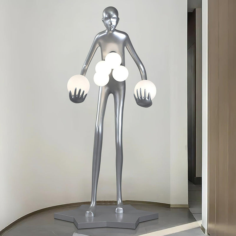Celestial Guardian Sculpture Floor Lamp-DWHOME