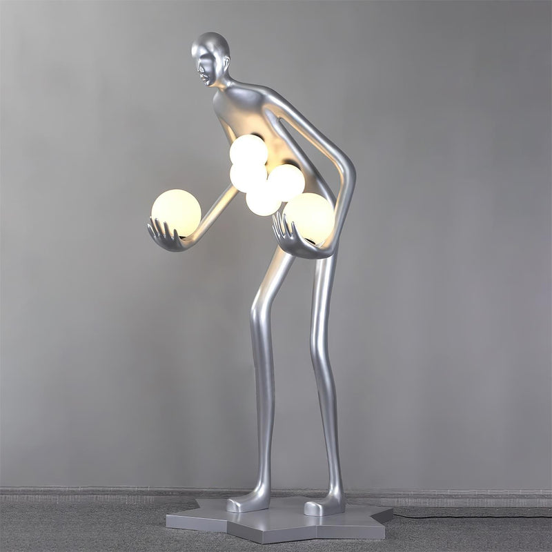 Celestial Guardian Sculpture Floor Lamp-DWHOME