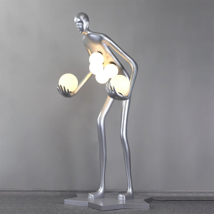 Celestial Guardian Sculpture Floor Lamp.