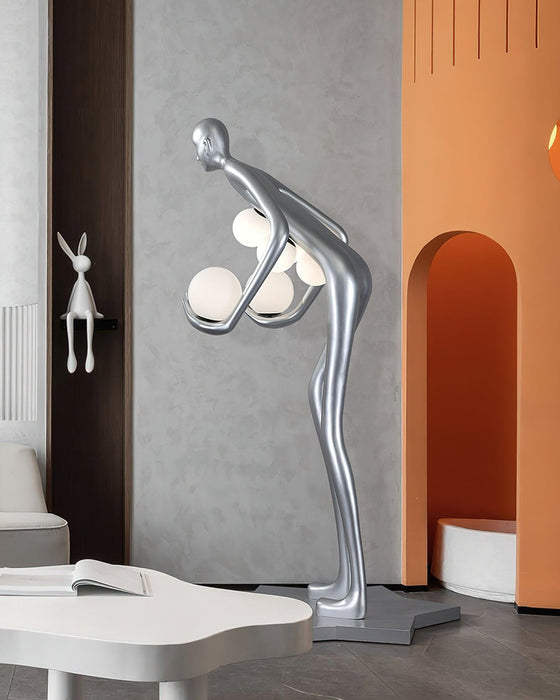 Celestial Guardian Sculpture Floor Lamp-DWHOME