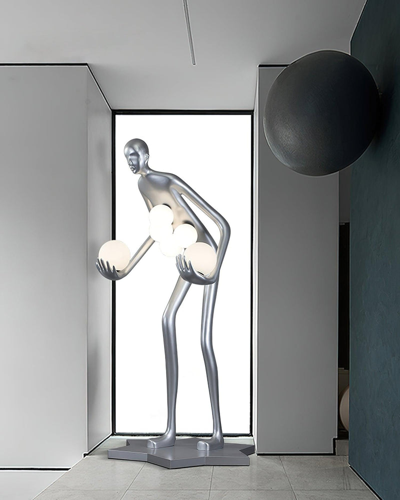Celestial Guardian Sculpture Floor Lamp-DWHOME