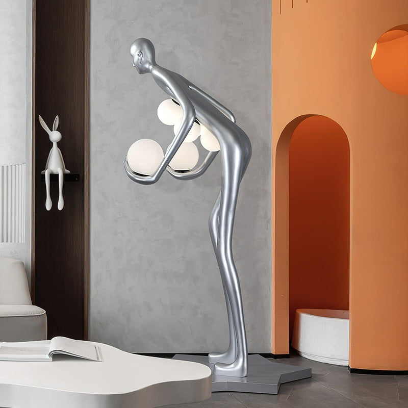 Celestial Guardian Sculpture Floor Lamp-DWHOME