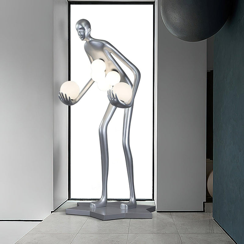 Celestial Guardian Sculpture Floor Lamp-DWHOME