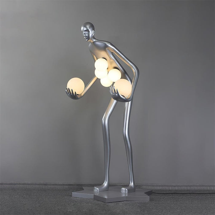 Celestial Guardian Sculpture Floor Lamp.