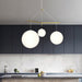 Celestial Orb Trio Pendant Lamp.