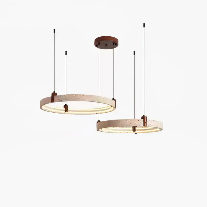 Celestial Orbit Travertine Chandelier-DWHOME