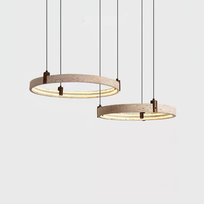 Celestial Orbit Travertine Chandelier-DWHOME