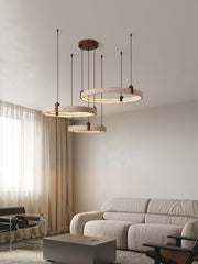 Celestial Orbit Travertine Chandelier-DWHOME
