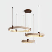 Celestial Orbit Travertine Chandelier-DWHOME
