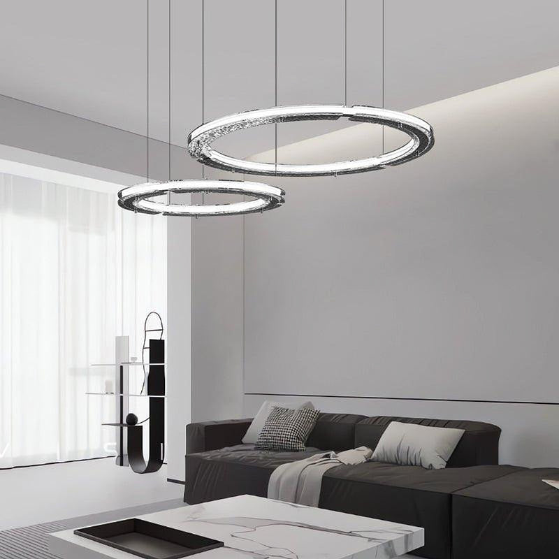 Celestial Rings Chandelier-DWHOME