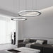 Celestial Rings Chandelier.