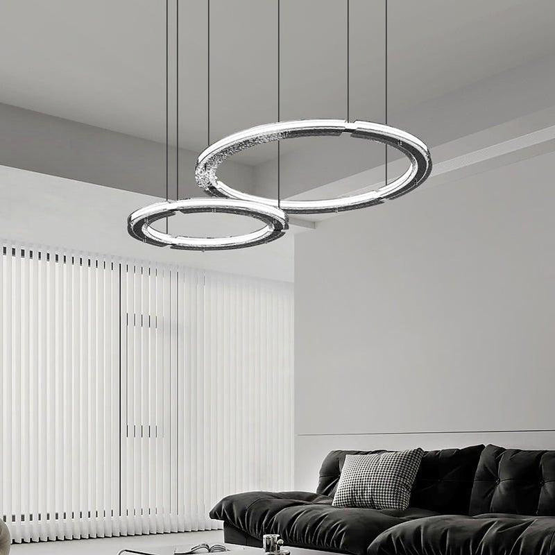 Celestial Rings Chandelier-DWHOME