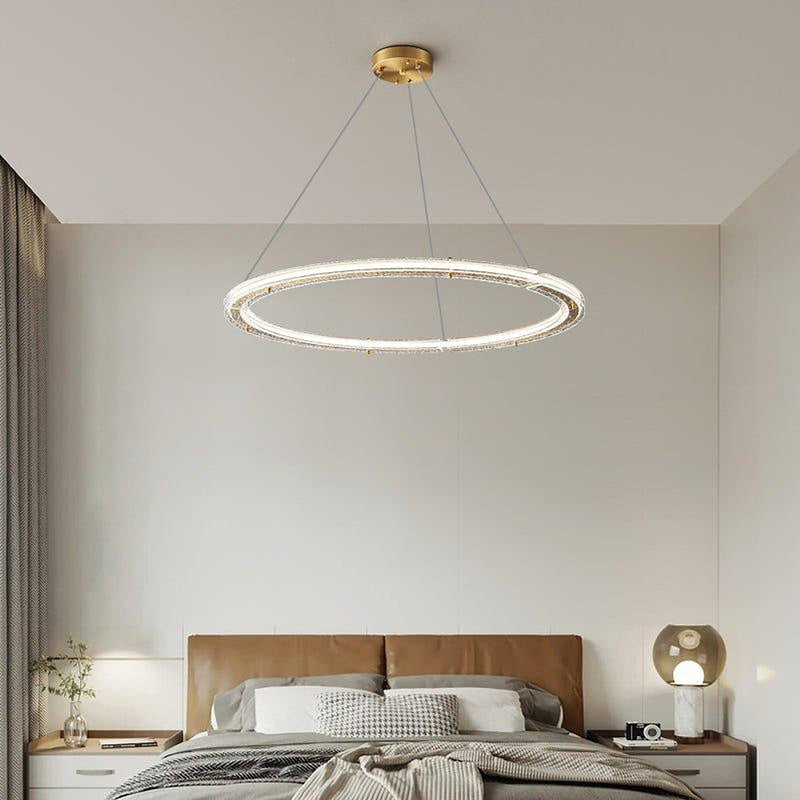 Celestial Rings Chandelier-DWHOME