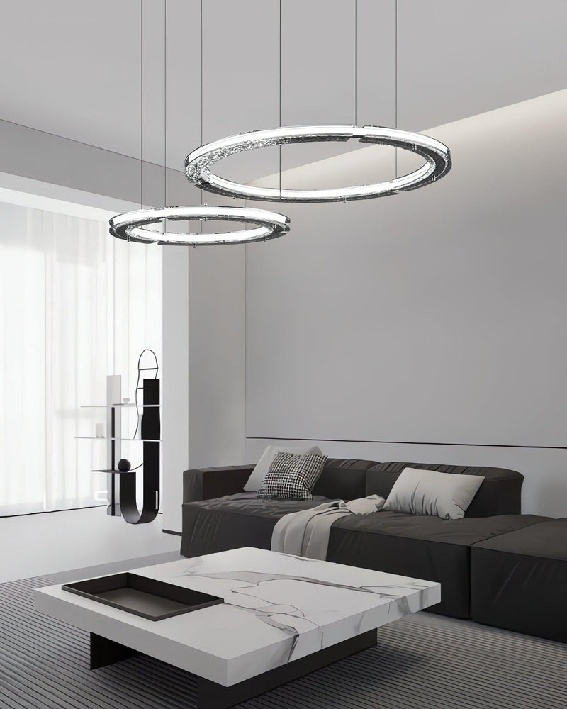 Celestial Rings Chandelier-DWHOME
